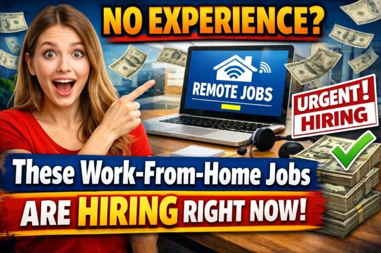 Work From Home Jobs That Actually Pay in 2026 (Apply Today)