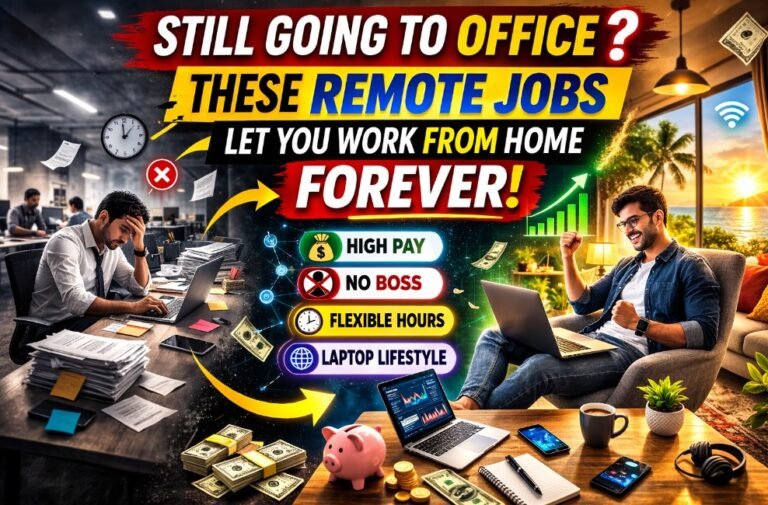 Still Going to Office? These Remote Jobs Let You Work From Home Forever