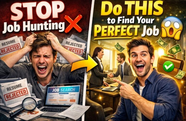 STOP Job Hunting ❌ Do THIS to Find Your PERFECT Job 😱