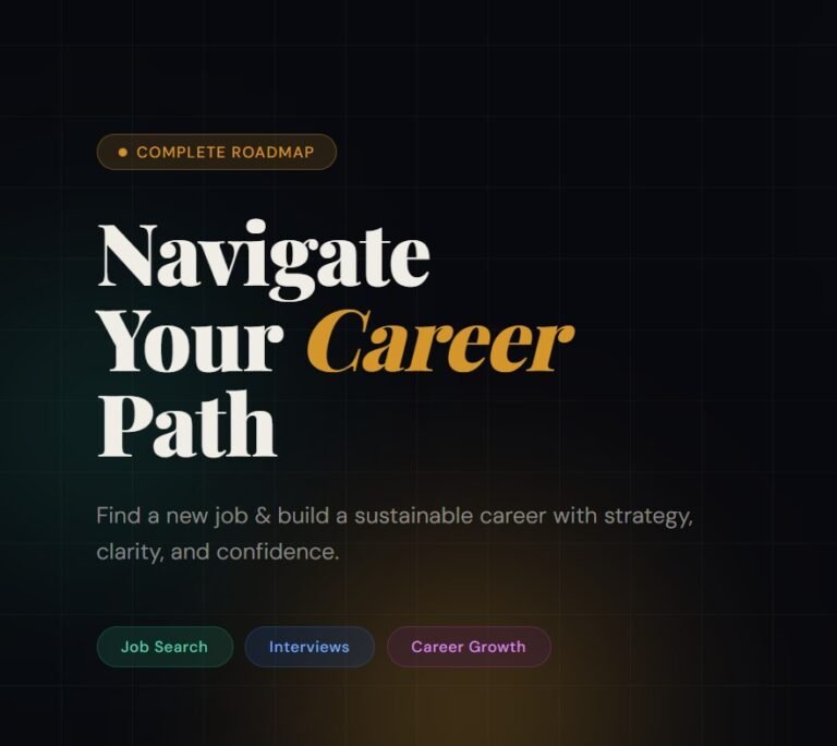 Navigating Your Career Path: Tips for Finding a New Job and Building a Sustainable Career