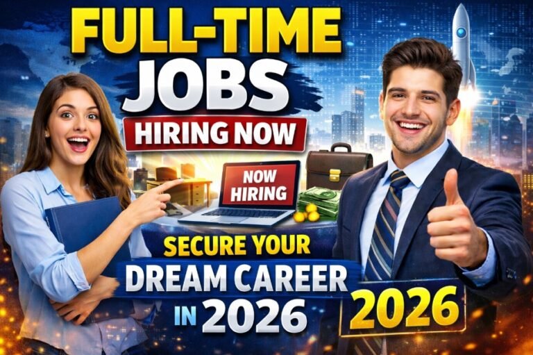 Full-Time Jobs Hiring Now – Secure Your Dream Career in 2026