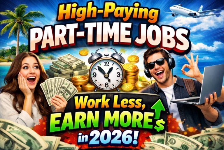 High-Paying Part-Time Jobs – Work Less, Earn More in 2026