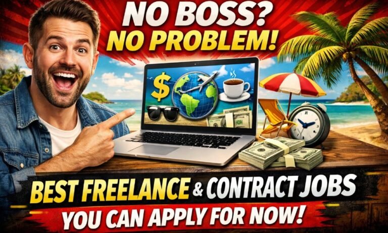 No Boss? No Problem! Best Freelance & Contract Jobs You Can Apply for Now