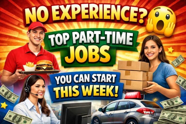 No Experience? Top Part-Time Jobs You Can Start This Week