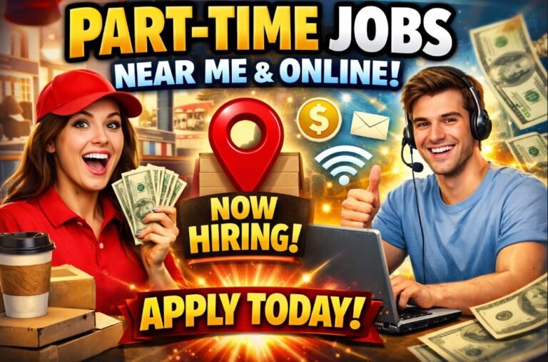 Part-Time Jobs Near Me & Online – Apply Today