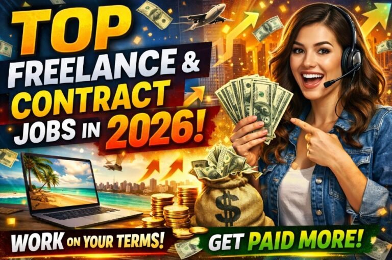 Top Freelance & Contract Jobs in 2026 – Work on Your Terms & Get Paid More